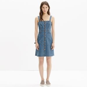 Madewell denim overall dress